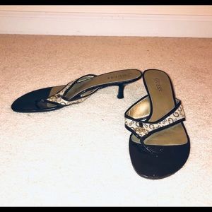 Guess tan low heels